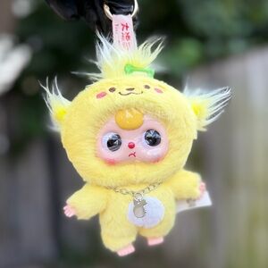 Baby Three Dogs & Cats (Yellow with cute hairs)